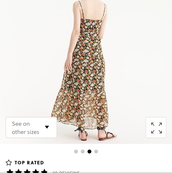 J.Crew Mercantile tiered maxi  in sweet pea floral - Picture 5 of 5